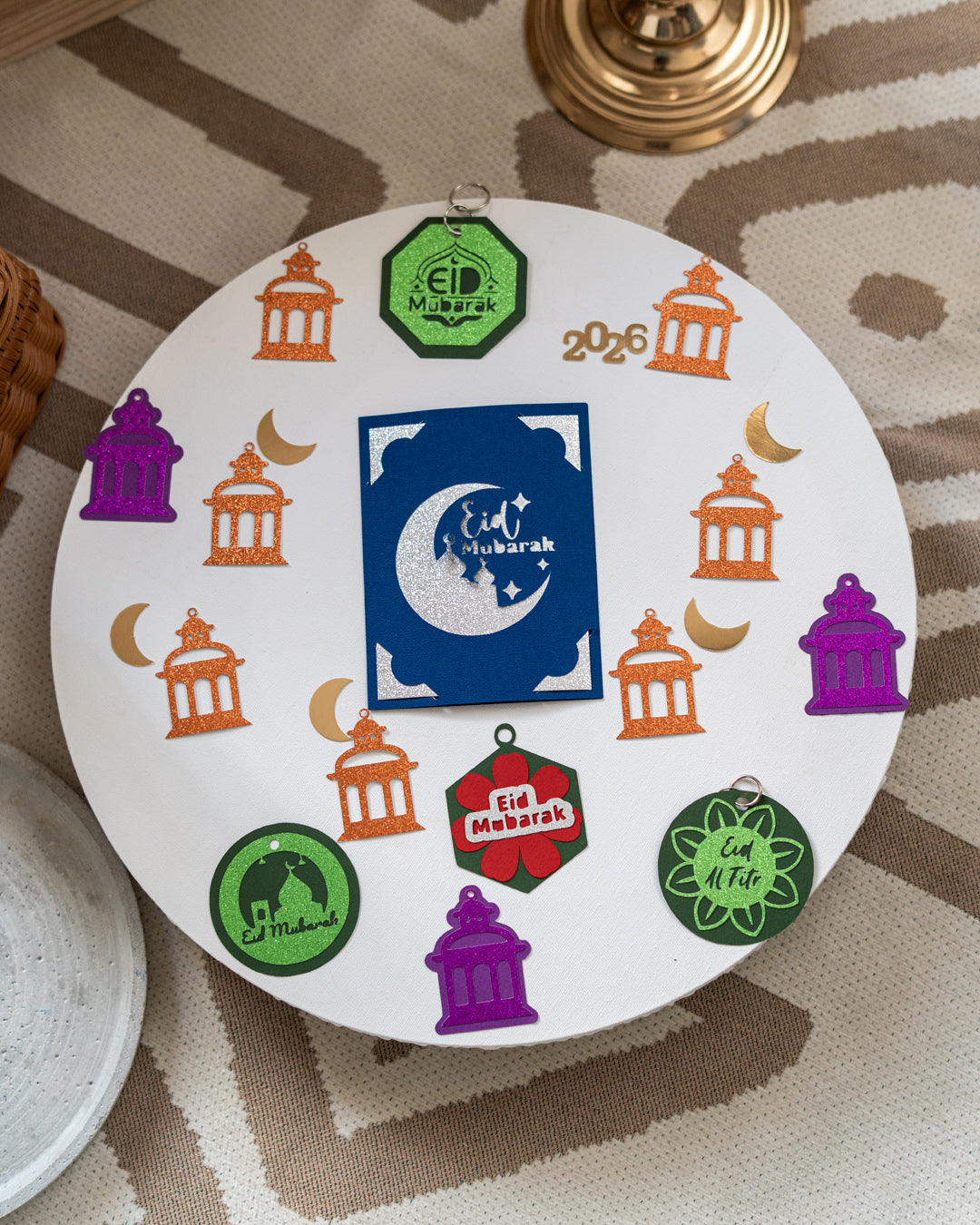 Eid Mubarak Decorative Cutout Set