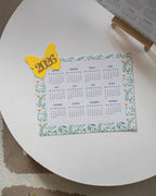 2026 Butterfly Desk Calendar