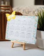 2026 Butterfly Desk Calendar