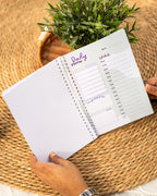 Daily Planner – Leaf | A5 Spiral Bound Planner (30 Pages)