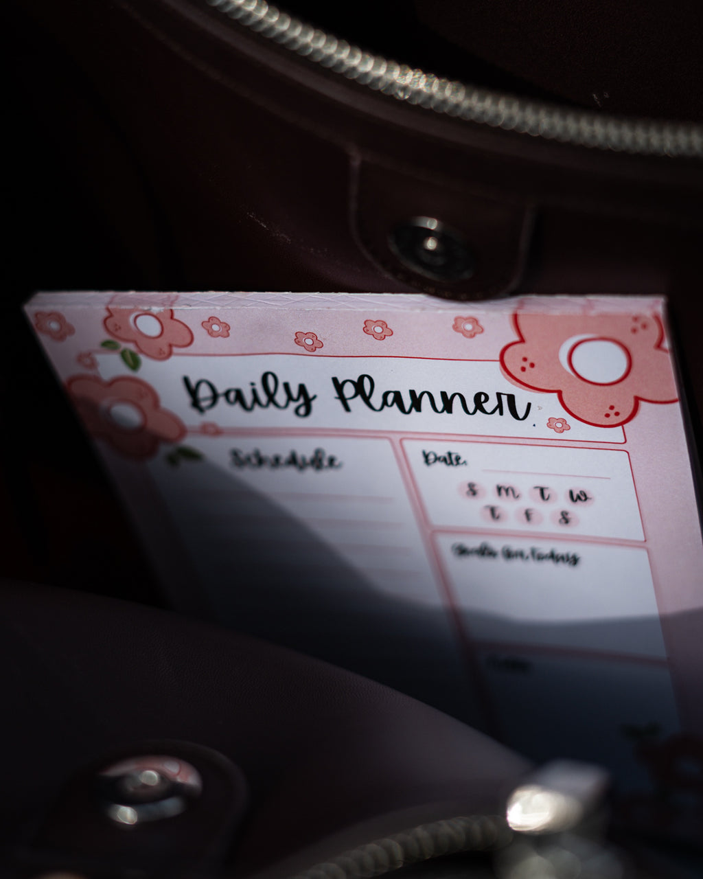 Daily Planner | A5 Gum Bound Planning Pad (30 Pages)