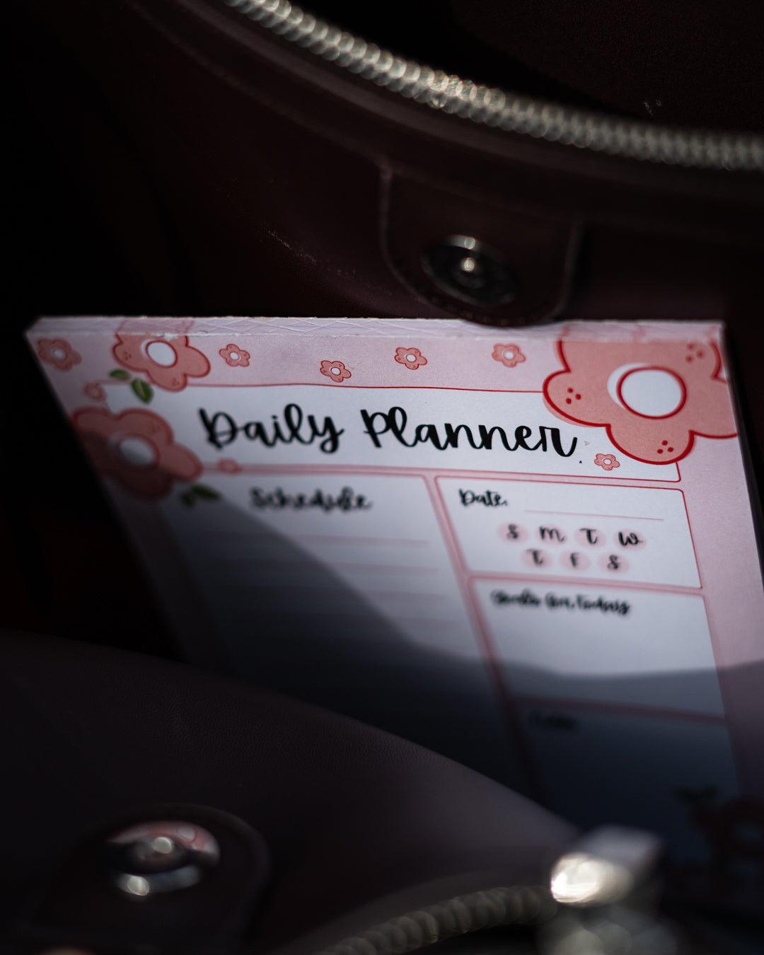 Daily Planner | A5 Gum Bound Planning Pad (30 Pages)