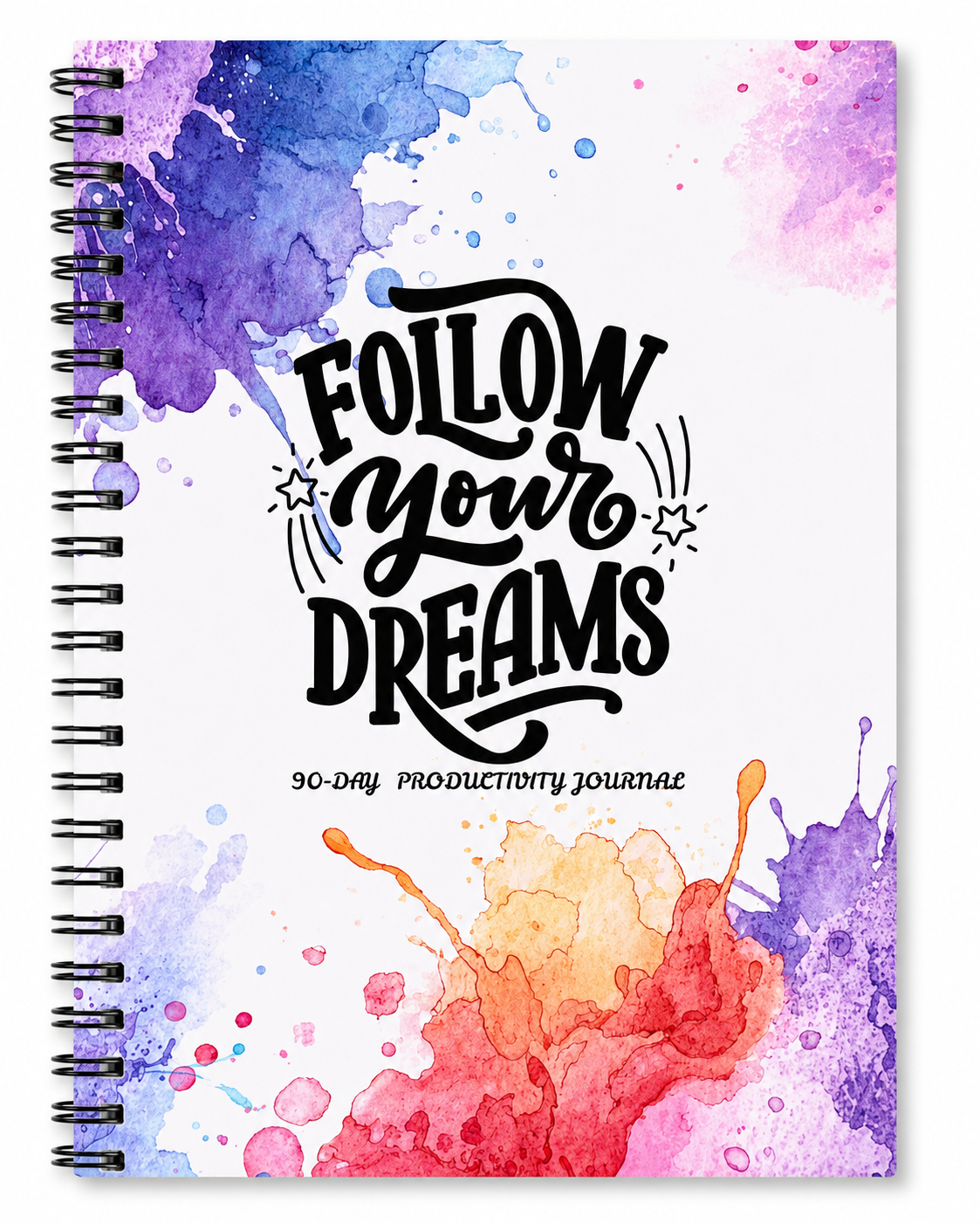 Follow Your Dreams – A5 Self-Care & Planner Journal (120 Pages)