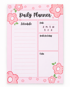 Daily Planner | A5 Gum Bound Planning Pad (30 Pages)