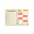 Weekly Meal Planner & Grocery List Pad – A5 (2 x A6) | Fridge Magnet | Peelable Sticky Back | 30 Pages Each
